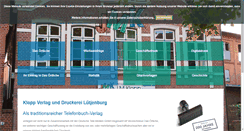 Desktop Screenshot of klopp-verlag.de